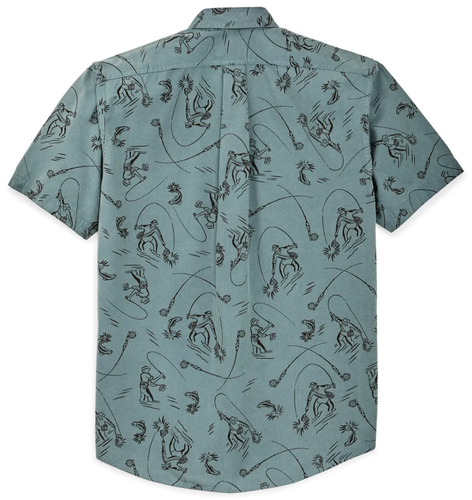 Chemise guide légère Filson SS Alaska bleu gris poisson mouche homme XL neuve - Photo 2/6