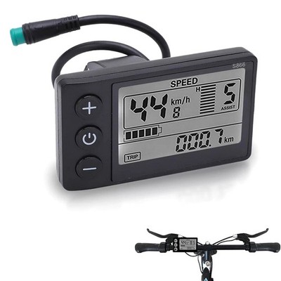 LIZZOT Display LCD universale 36 V 48 V 52 V 60 V per Speedway IV V RUIMA MINI4 JIPIN scooter elettrico DT skateboard parti B