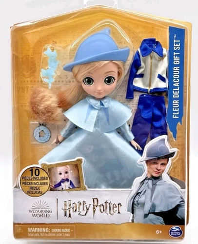 Harry Potter Wizarding World Fleur Delacour 8" Doll 10 pc Gift Set New in Box