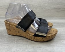 Vionic Pepper Slides Womens Sandal 7 Black Pe...