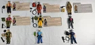 Vintage GI Joe 1985 lot Accessories Guns Backpacks File Cards Shipwreck Dusty