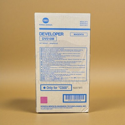 Original Konica Minolta DV-510M Developer Magenta Bizhub C500 020S NEW Original Packaging