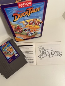 Capcom Disney's DuckTales Nintendo NES Game + Box + Manual CIB