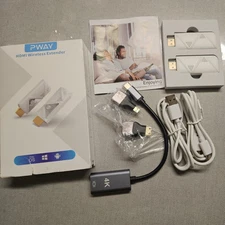 Wireless HDMI Video Transmitter and Receiver TV Stick Screen Share Extender ~