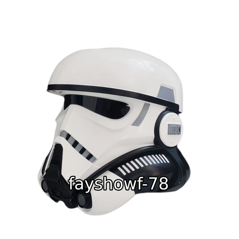 Star Wars Imperial Stormtrooper 1:1 Cosplay Casco Blanco Halloween Máscara de Resina Foto 4 de 4
