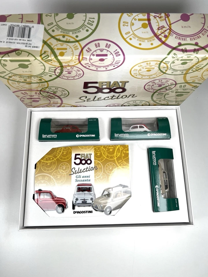 FIAT 500 Selection Brumm - 3 Modelli 1:43 - Box Edizione Speciale DeAgostini - Immagine 2 di 4