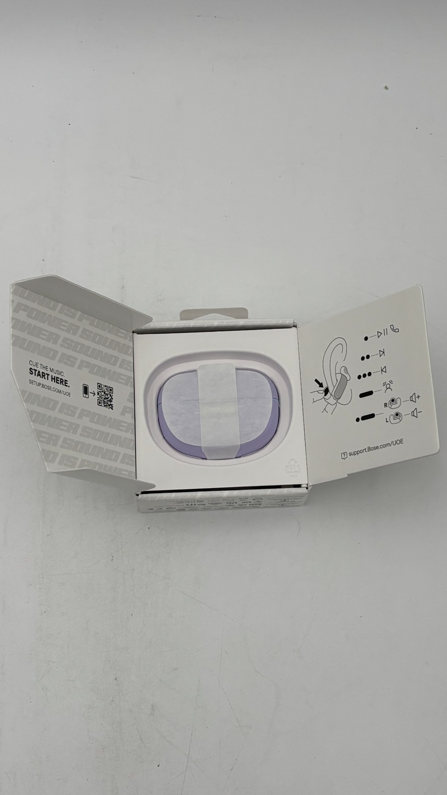 Bose - Ultra Open-Ear True Wireless Open Earbuds - Chilled Lilac - New OPEN BOX