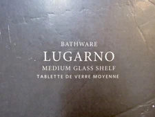 Restoration Hardware Lugano 26” Glass Shelf