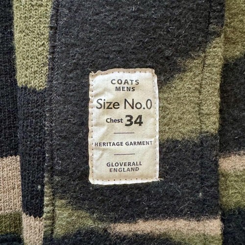Rare GLOVERALL MID MONTY Duffle Coat Camo Limited - Picture 5 of 7