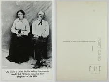 Old Matt Aunt Mollie Shepherd of the Hills RPPC Harold Bell Wright 1907 Book