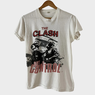 1984 The Clash Band Out Of Control Shirt Unisex Concert S-5XL K273