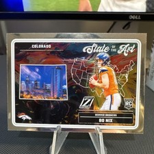 2024 Panini Zenith Bo Nix Denver Broncos State of the Art #20 Rookie Insert