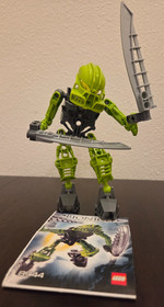 LEGO Bionicle Phantoka LEWA (set 8686) & TANMA (set 8944) 100% Compete w/Booklet