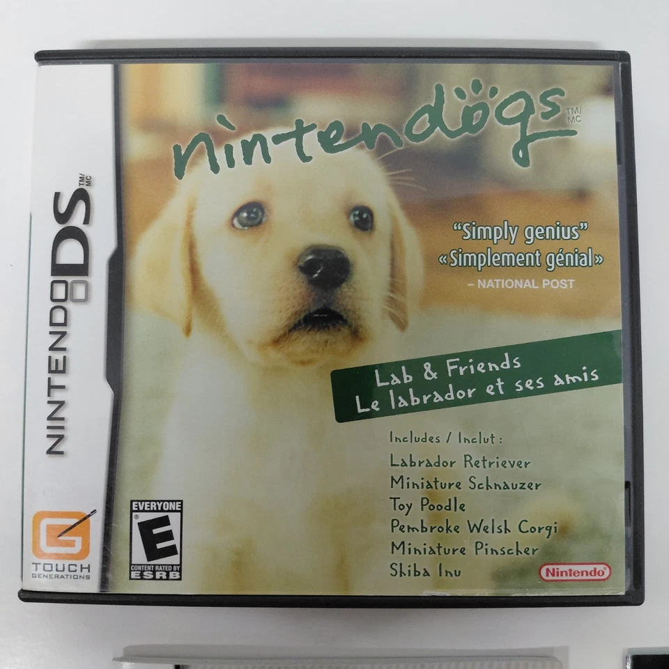 Nintendogs: Lab & Friends (Nintendo DS, 2005) CIB EN/FR Manual - Image 2 of 4