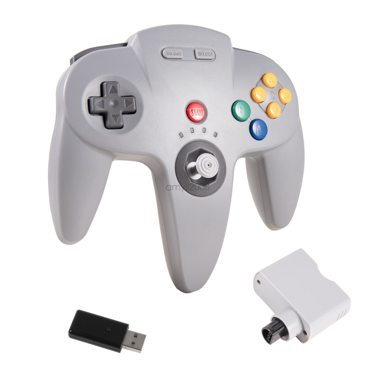 Controle Classico Nintendo 64 Usb Com Fio, Pc,mac E Switch ! - R$ 130