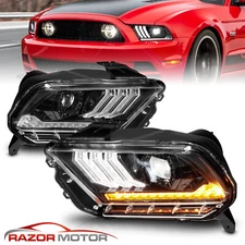 2013-2014 For Ford Mustang HID Full LED Sequential Signal Headlight