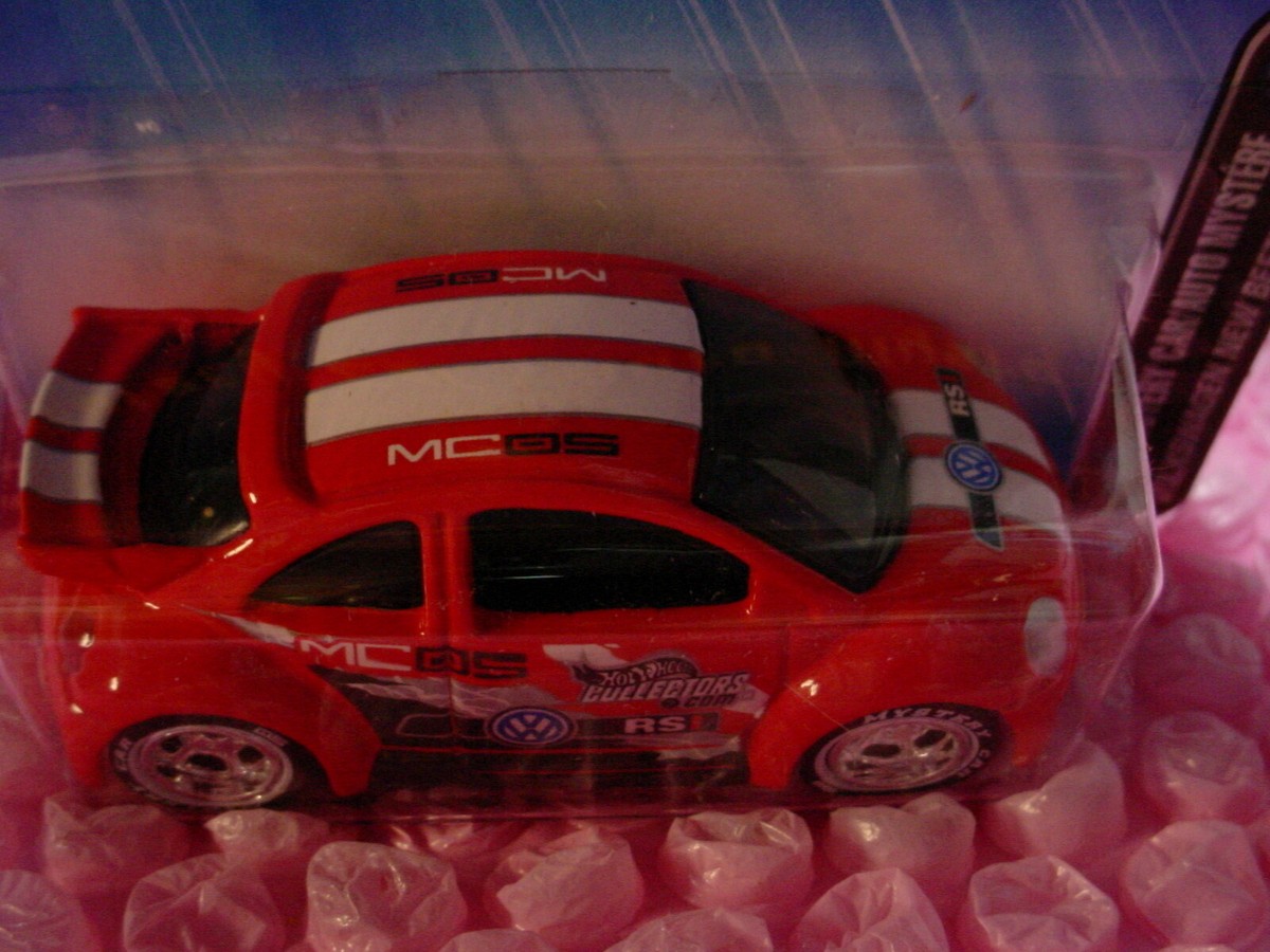 ミニカー Hot Wheels MYSTERY CAR VW NEW BEETLE CUP 2005 Hot Wheels Mystery Car VW NEW BEETLE CUP ☆red;real
