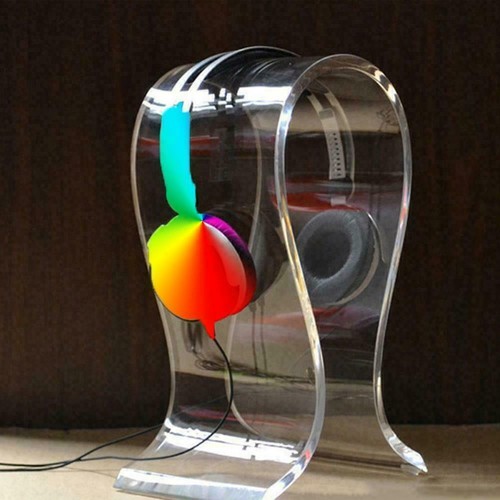 Acrylic Headphone Headset Earphone Stand Holder Hanger C5 T0Y5 K5 He Lot X3A1 - Afbeelding 11 van 11