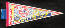 New York Yankees 1998 World Series Champions VINTAGE Baseball Full Size Pennant