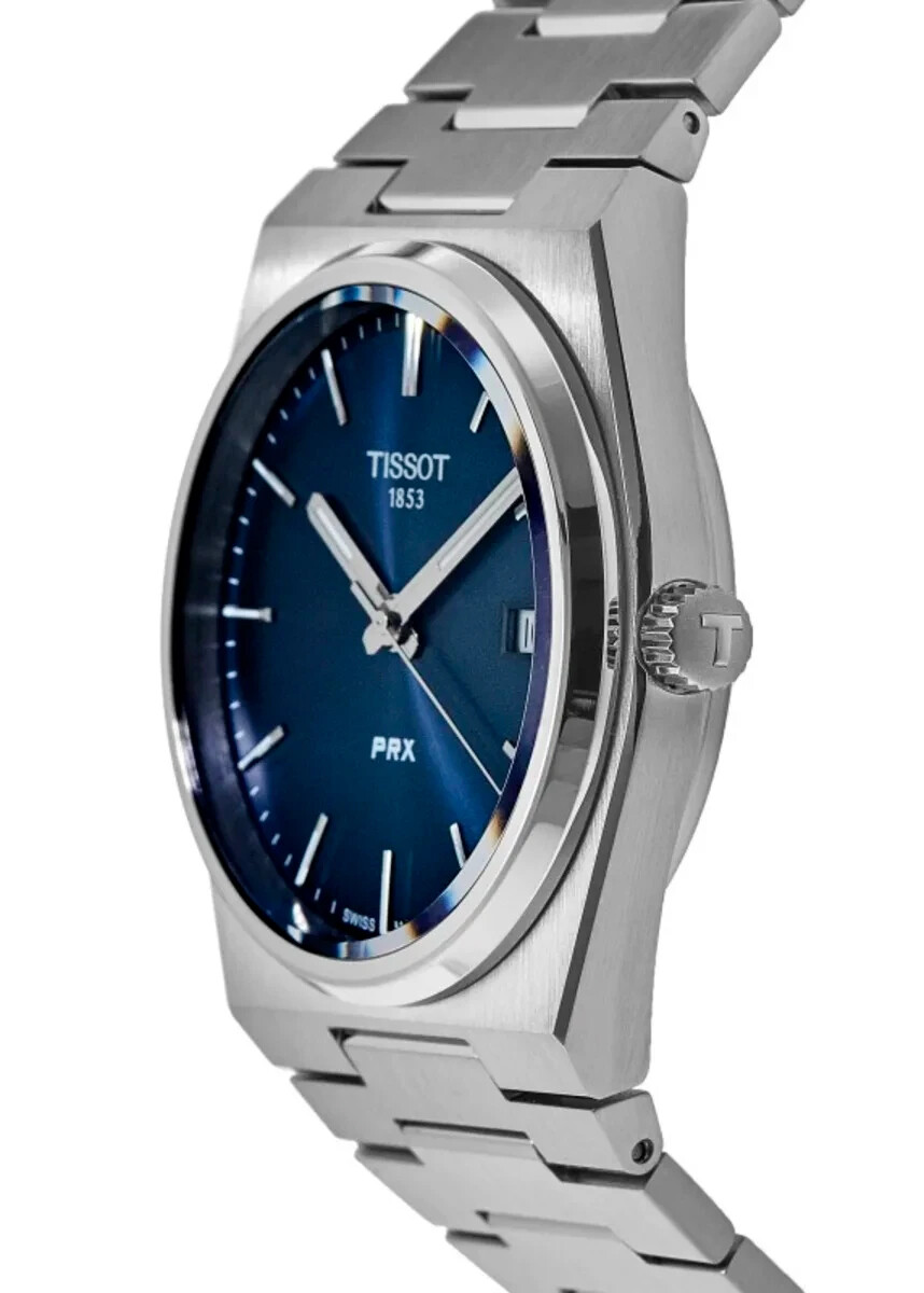 New Tissot PRX Blue Dial Quartz 40mm Mens Watch T1374101104100 | eBay