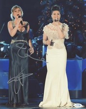 Idina Menzel & Jennifer Nettles "CMA Country Christmas" SIGNED 11x14 Photo ACOA