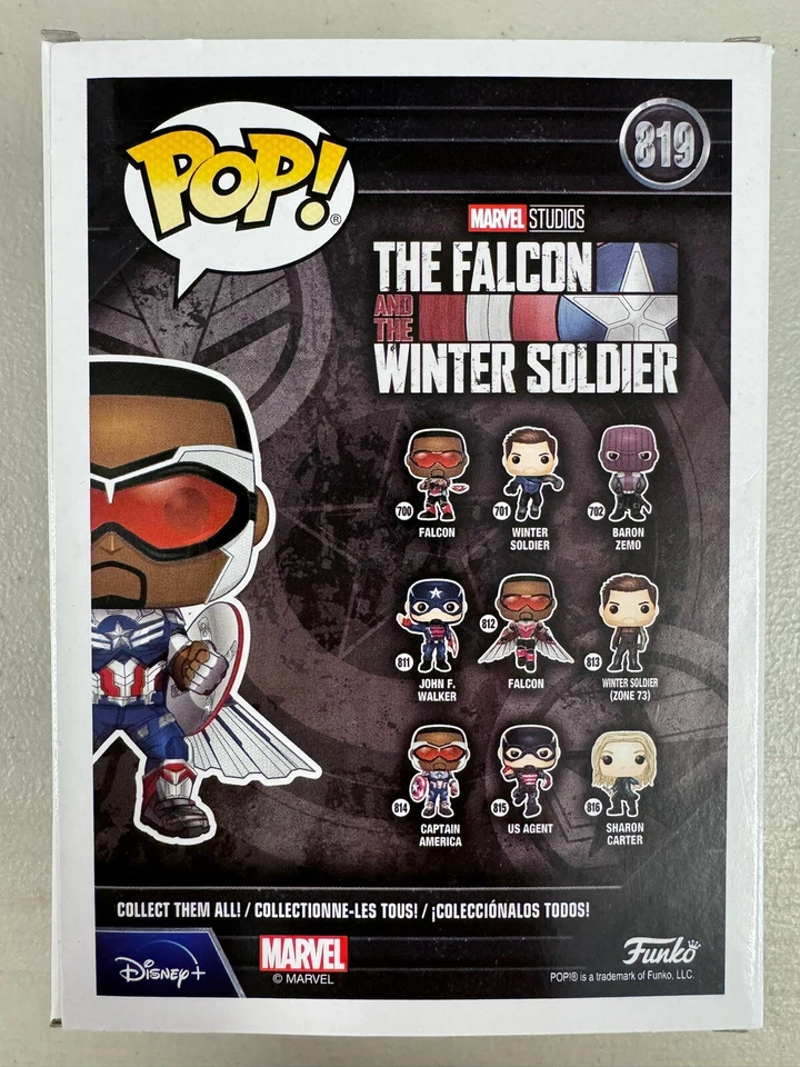 Capitán América 819 ~ Marvel: El Halcón y el Soldado de Invierno ~ Vinilo Funko Pop Foto 3 de 4