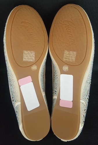 Gianni Bini "Jaylynn" Leder Sierra hellbraun Loafer mit Edelsteinen Damengröße 10M neu ohne Karton - Bild 11 von 12