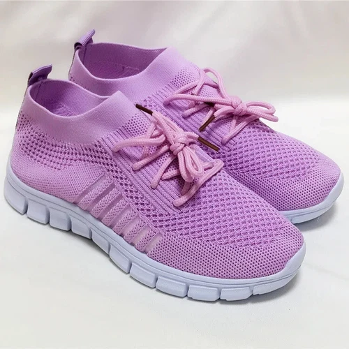 Womens Running Trainers Ladies Sneakers Slip On Walking Gym Comfy Fashion Shoes - Picture 19 of 34
