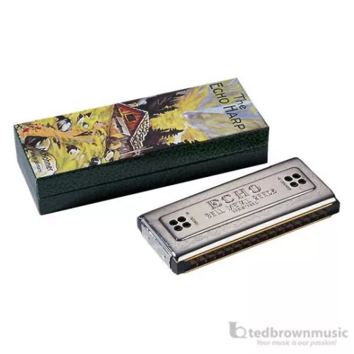 Hohner Tremolo Echo Harp Double-Sided C/G Harmonica - 54/64 CG