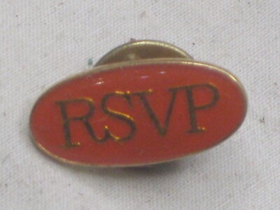 vintage RSVP Lapel tie tack hat pin bx2