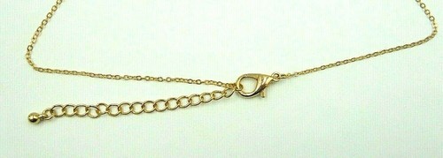 GOLD OCEAN BEACH CHARM NECKLACE W/DANGLE EARRINGS WAVES, SEASHELL, WHITE STONE - Picture 5 of 8