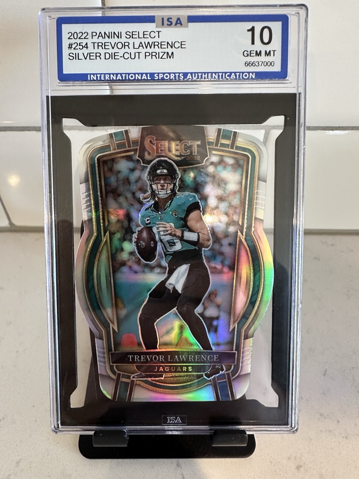 2022 Panini Select - Club Level Silver Prizm Die-Cut #254 Trevor Lawrence