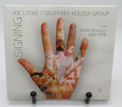 JOE LOCKE / GEOFFREY KEEZER GROUP: SIGNING MUSIC CD, 8 TRACKS, MOTEMA 2012