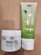 NEW 2 ETERNAL PAINLESS RELIEVING CREAM 4 OZ ARNICA NATURAL GEL 8 OZ ORIGINAL