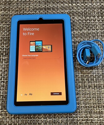 Amazon Fire, 7'', 8GB, Blue, Model SV98LN, Pre-Owned.