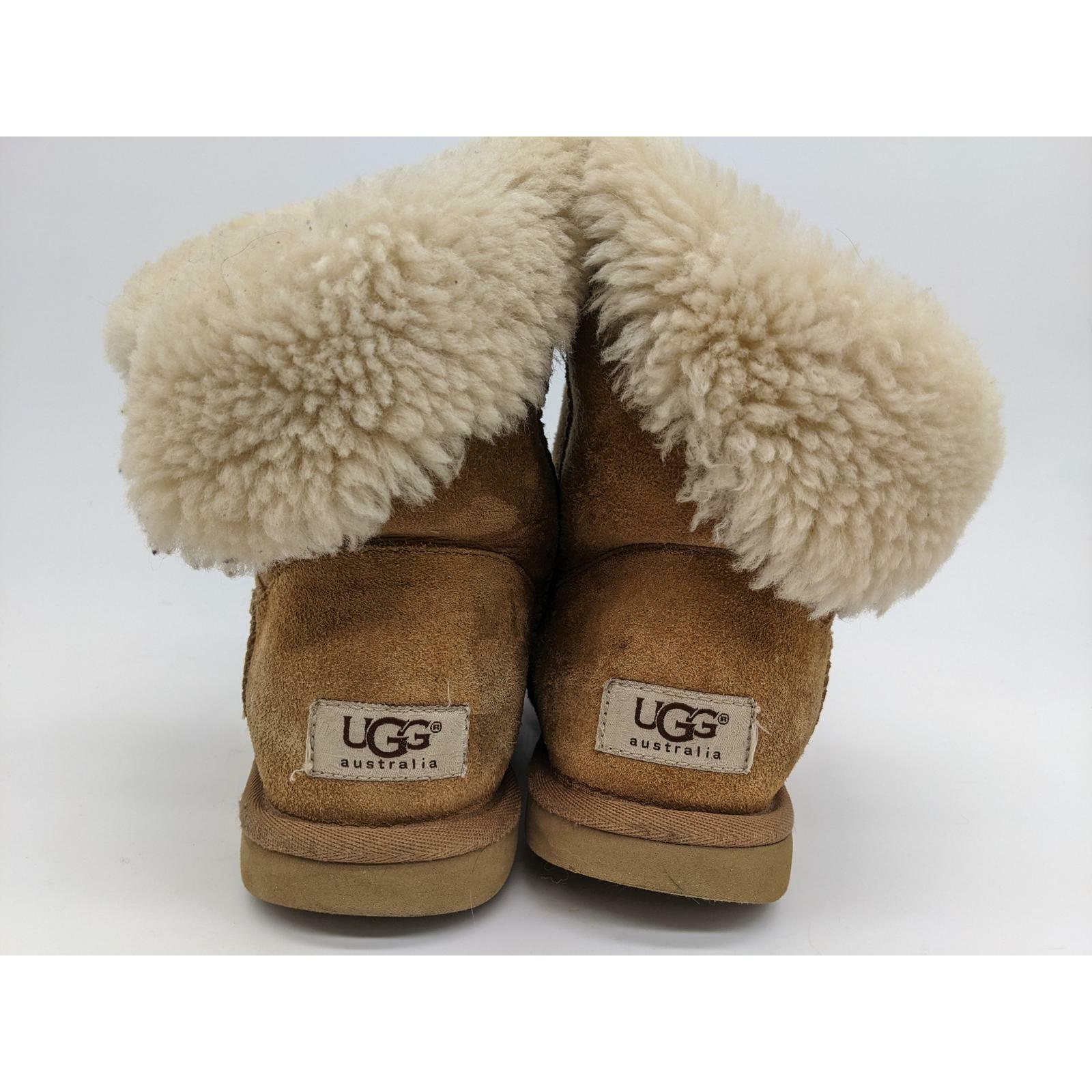 Ugg Bailey Single Button Brown Suede Shearling Li… - image 6