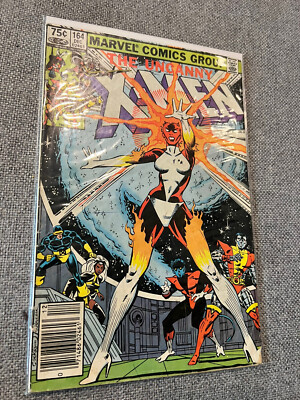 Uncanny X-Men #164 (1982) $0.75 Canadian Price Variant, 1st Binary