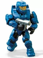 Halo Mega Bloks Construx A New Dawn Series H3 Spartan MK VI Blue New Sealed