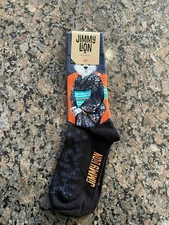 Jimmy Lion Socks, Mid-Calf, Unisex, Men's, Women's, Size Medium, Large, Tag