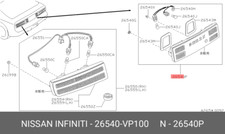 NISSAN Original OEM 300ZX Z32 Heckleuchte Mitte Rückfahrleuchte 26540-VP100