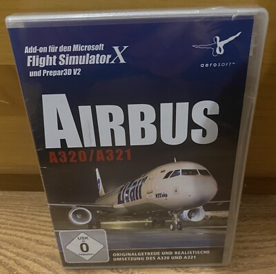 PC Add-On für FSX und Prepar3D V2 ''Airbus 320/321'' Neu, OVP