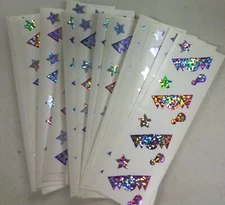 1 Strip Mrs Grossman`s WOW! MOM Sparkle 1992 Stickers Hard to Find