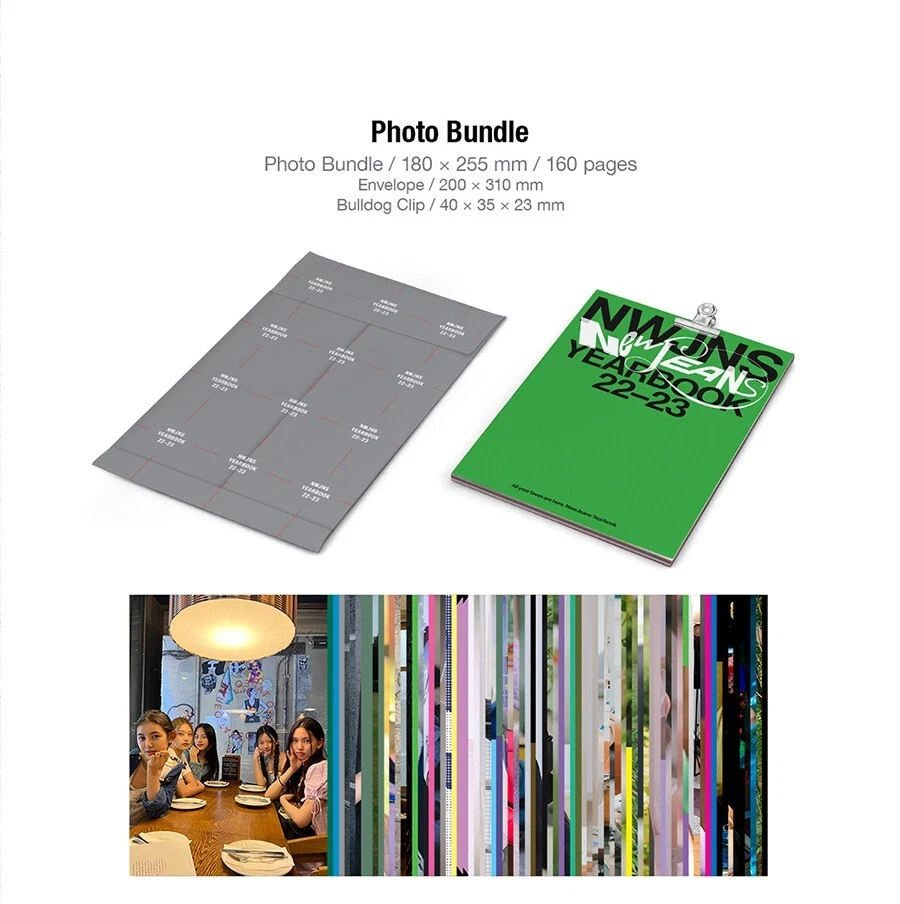 NewJeans Yearbook 22-23 新品未開封 NEWJEANS YEARBOOK 22-23/Digital Card+Bundle+3 Book+5 Letter+