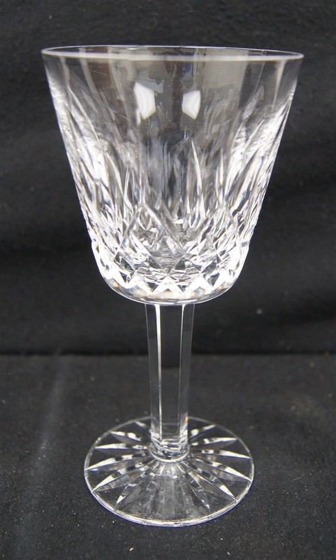 WATERFORD Crystal LISMORE Claret Wine Glass 5 7/8" IRELAND