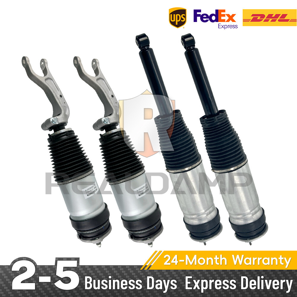 4x For Tesla Model S AWD P85D 90D 100D 2016-24 Front Rear Air Suspension Struts