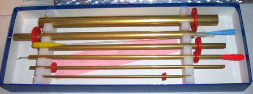 NEW Fasturn Fabric Tube Turning System Set of 6 with Instructions Crowning Touch - Picture 3 of 4