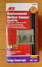 ACE Replacement 240° Motion Sensor DualBrite Bronze 2 light levels