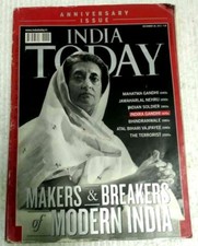 INDIA TODAY MAGAZINE 2011 ANNIVERSARY ISSUE GANDHI, INDIRA , BHINDRANWALE PUNJAB
