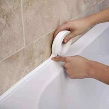 Caulk Tape,Bathroom Corner Caulking Tape,Self-Adhesive Sealing Tape Used For Tub