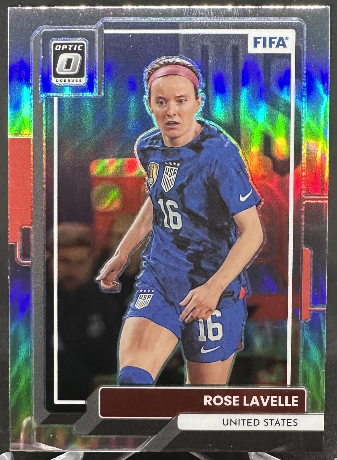 Rose Lavelle 2022-23 Panini Donruss Soccer Optic Silver Prizm #128